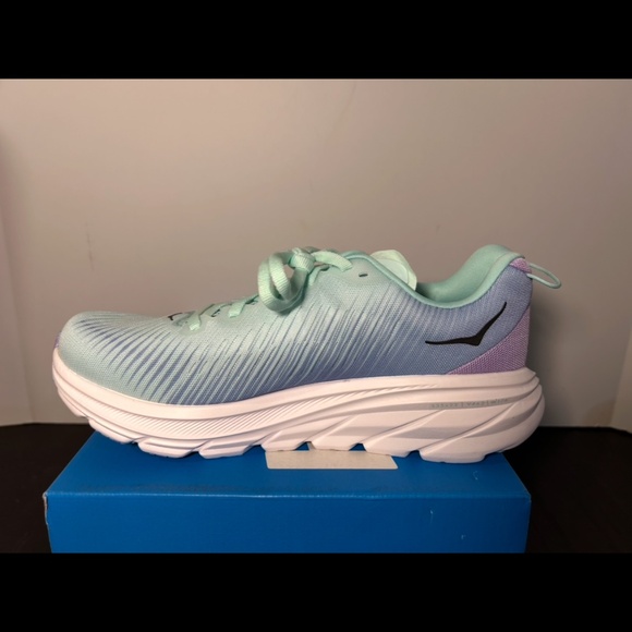 Hoka One One Rincon 3 Running Shoes Sneakers Sunlit Ocean/Airy Blue Womens 7B - Picture 8 of 15
